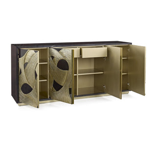 JR-INTERLACE FOUR-DOOR CREDENZA