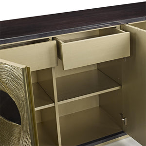 JR-INTERLACE FOUR-DOOR CREDENZA