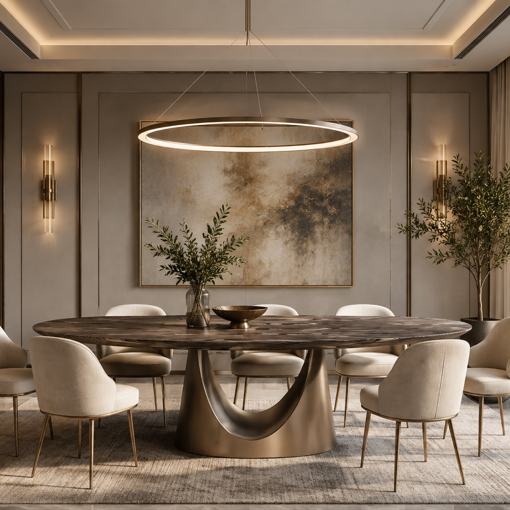 DB - ECLIPSE OVAL DINING TABLE