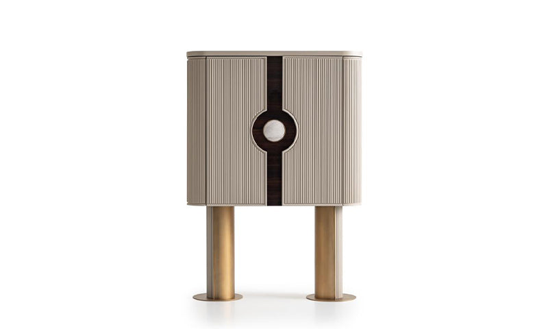 GB - ECRUE BAR CABINET