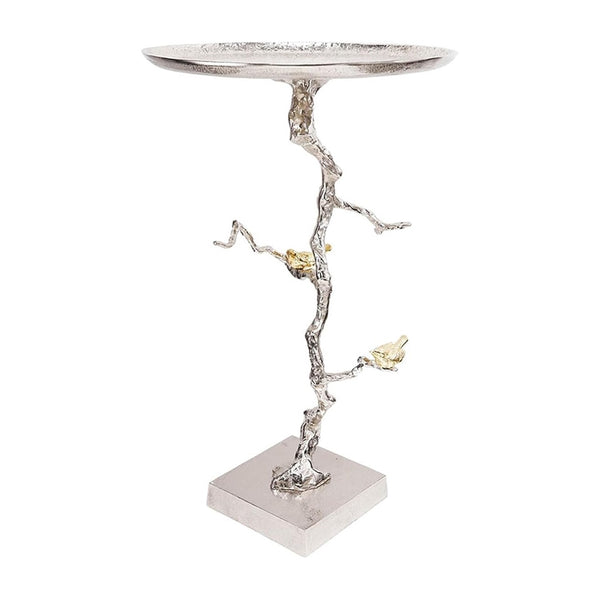 AB - BIRDS SIDE TABLE SILVER