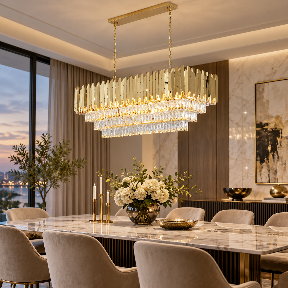 BT - GL406C47G CHANDELIER