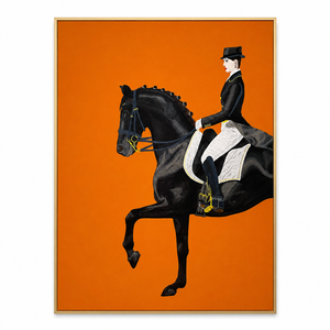 CR - HORSE RIDER WALL ART