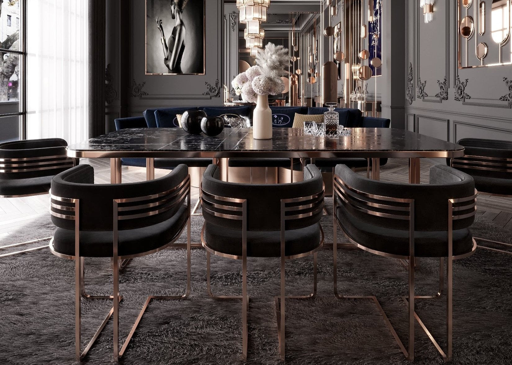 ZB- DIEGO DINING SET