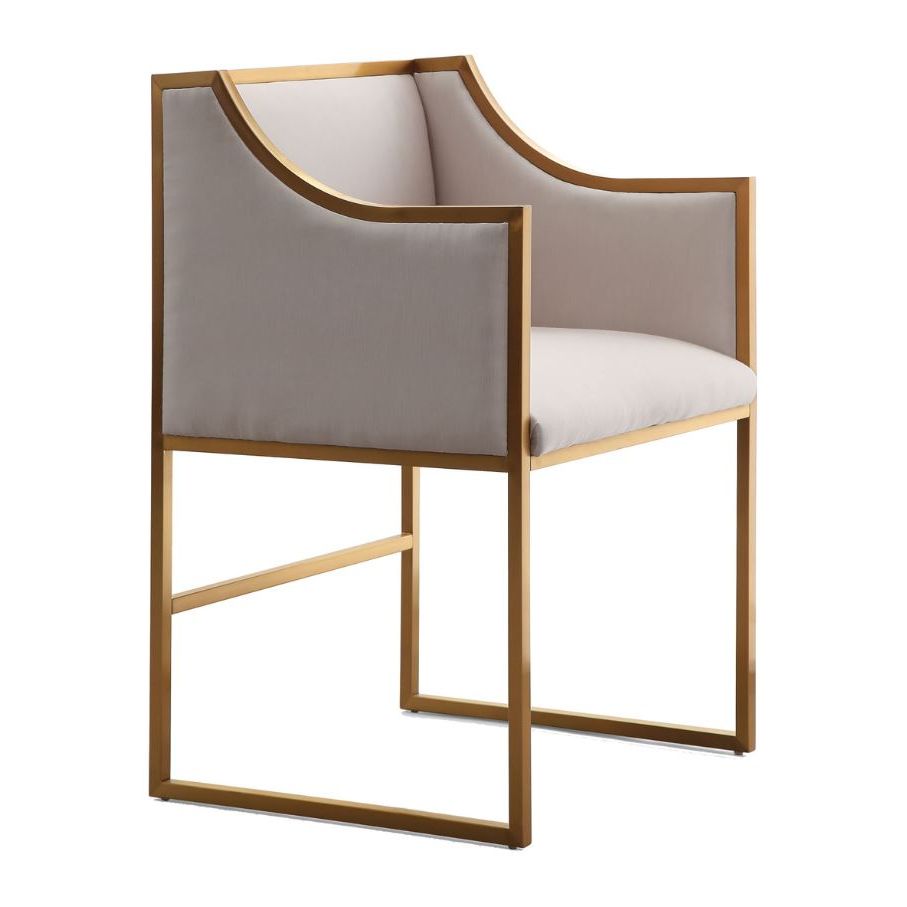 TV - ATARA VELVET GOLD DINING CHAIR