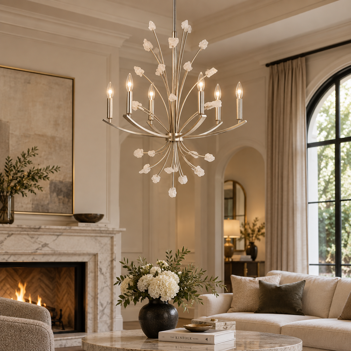 UT- JULIETTE 6 LT CHANDELIER