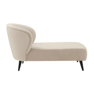 TV - MALIAH PLEATED VELVET CHAISE