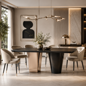 SL - ROSE GOLD DINING TABLE