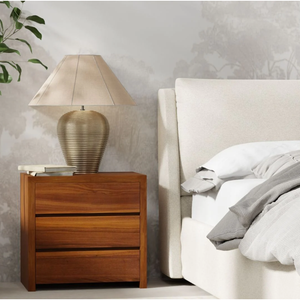 MB- BLANCHE 3 DRAWER WOODEN NIGHT STAND