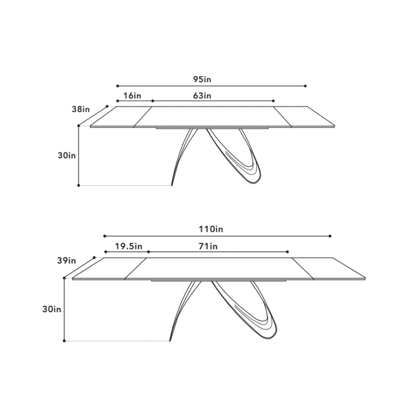 MB - SIGNATURE EXTENSION DINING TABLE – Classico Roma
