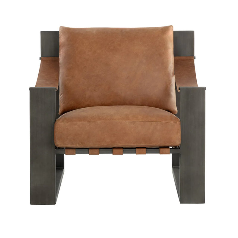 SP - BERKE LOUNGE CHAIR - GUNMETAL