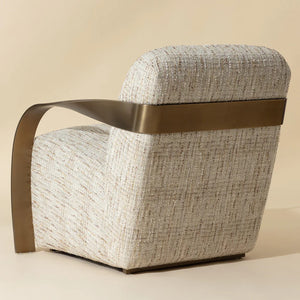 SP - SONESTA LOUNGE CHAIR - ANTIQUE BRASS