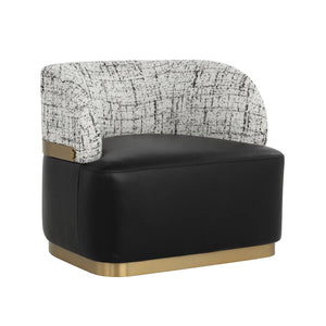 SP - BRINDA SWIVEL LOUNGE CHAIR BRAVO BLACK