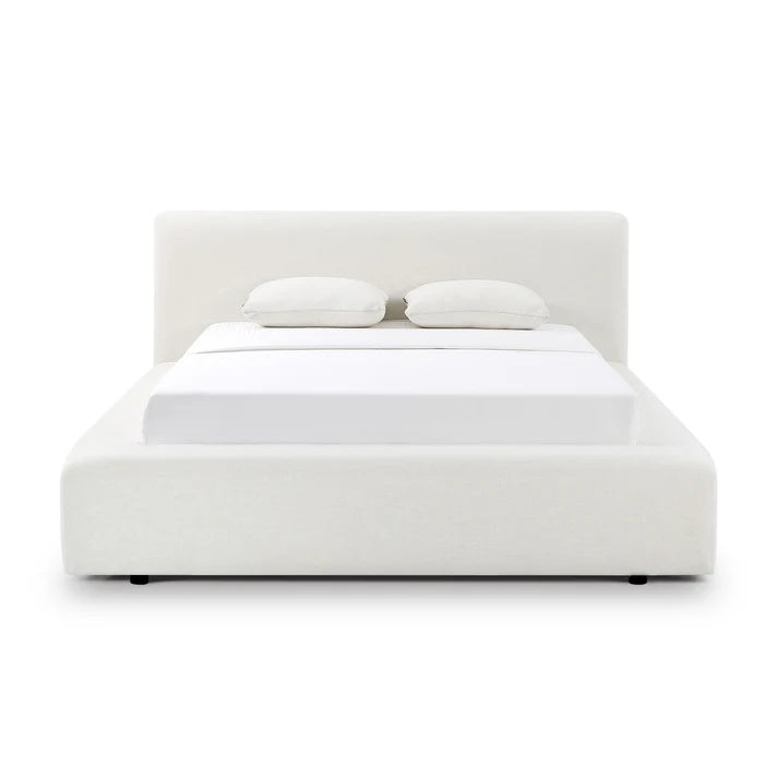 TV-MEENA CREAM UPCYCLED PERFORMANCE LINEN STORAGE BED