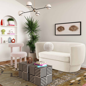 TV-Isabella Velvet Loveseat