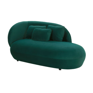 TV-Galet Cream Velvet Chaise
