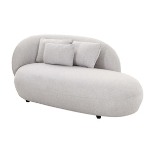 TV-Galet Cream Velvet Chaise