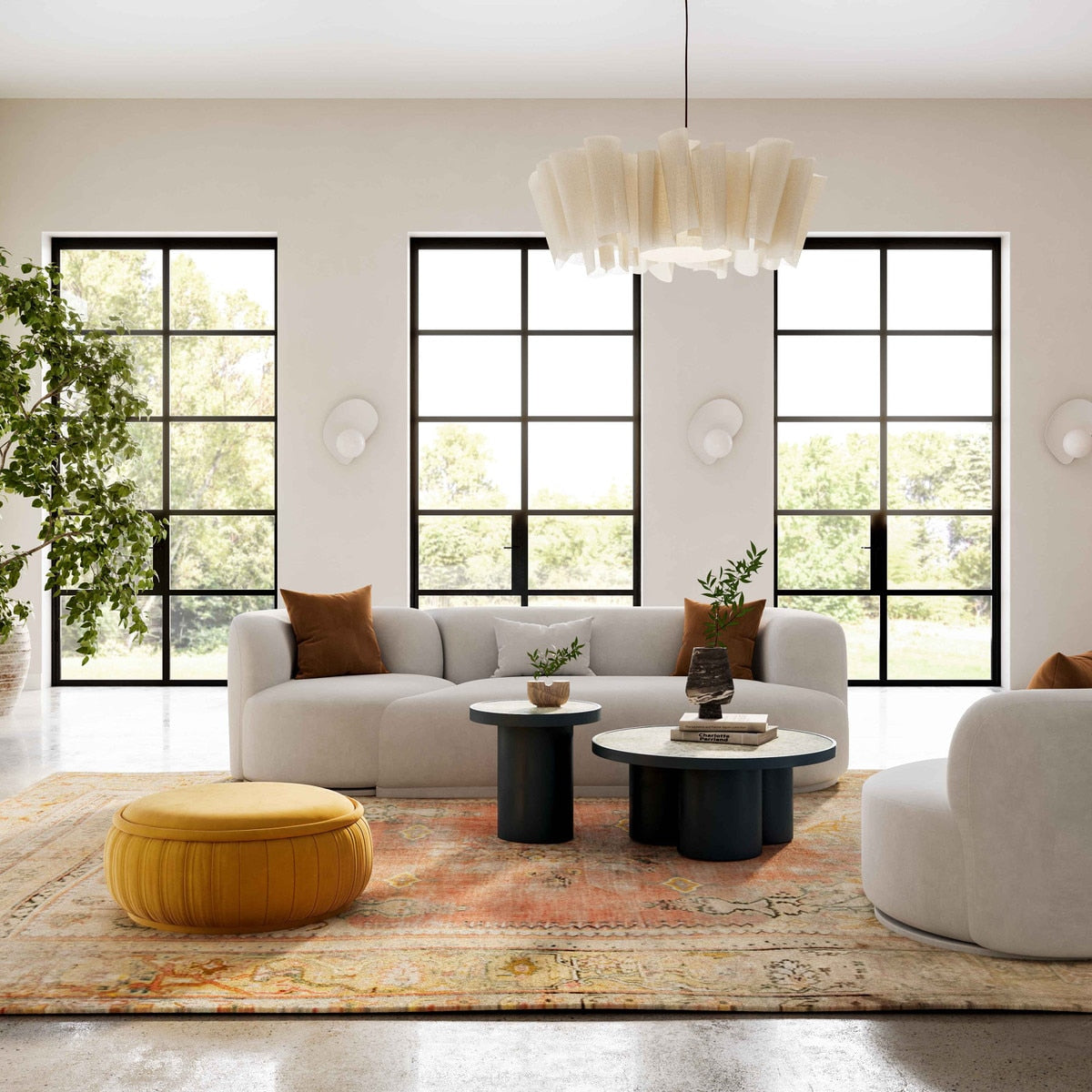 TV-Fickle Modular RAF Loveseat