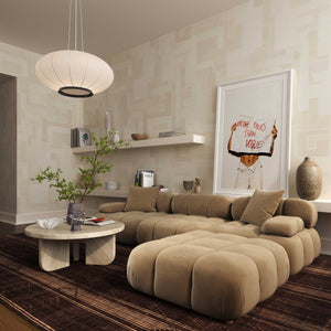 TV-Calliope  4-piece Modular Sectional
