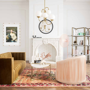 TV-London Pleated Swivel Chair