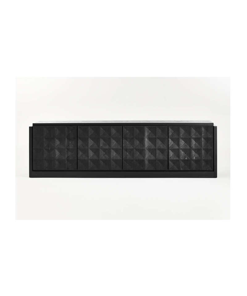 MB-MOSS SIDEBOARD WIDE IN MATTE BLACK OAK