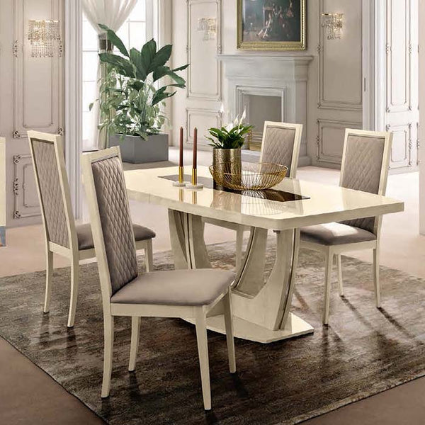 EF - ELITE DINING IVORY TABLE SET