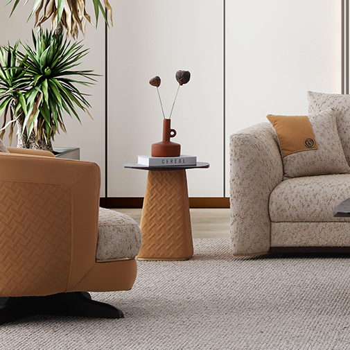 AJ - AMBER SIDE TABLE