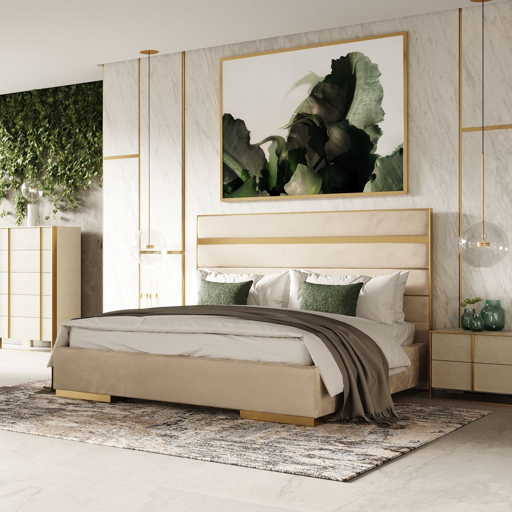 VG - CARTEIR VELVET BED