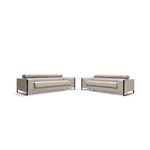 BL - DANIELA LEATHER LOVESEAT