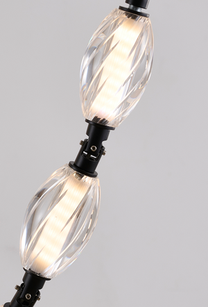 BT -  BL01C106BLK CHANDELIER