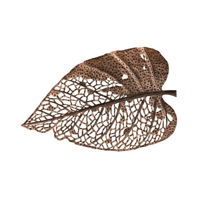 PC - BIRCH LEAF WALL ART, COPPER, SM
