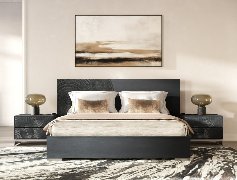 VG - LAMOD CIRQUE - MODERN BLACK ASH BED