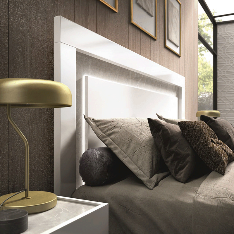 MZ - MARA BED W/ LED LIGHT