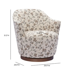 TV-SKYLA SWIVEL ACCENT CHAIR