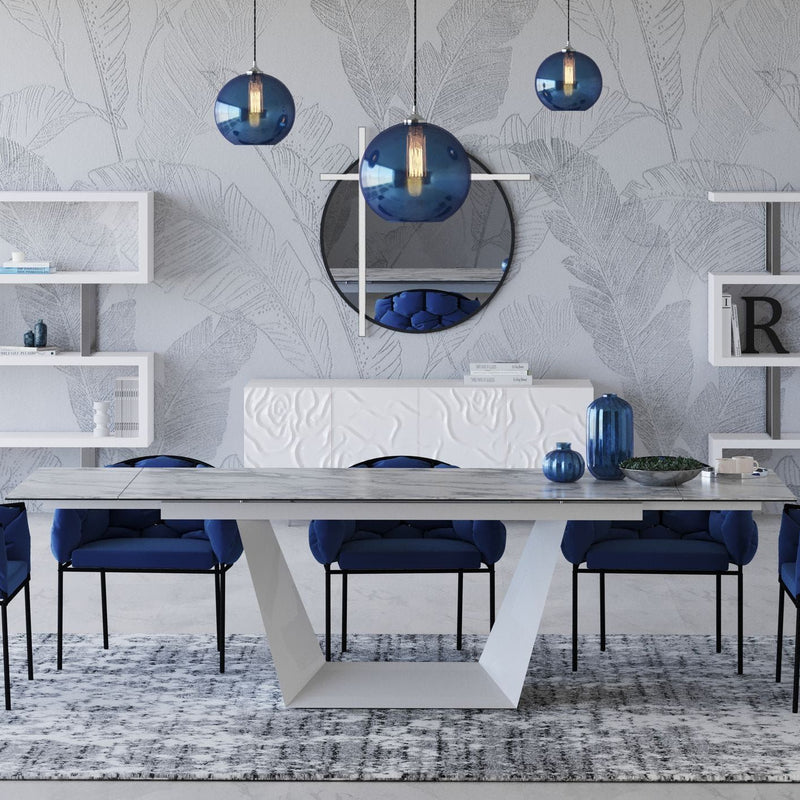 VG- BALDWIN EXTENDABLE DINING TABLE