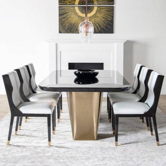 SL - ROSE GOLD DINING TABLE