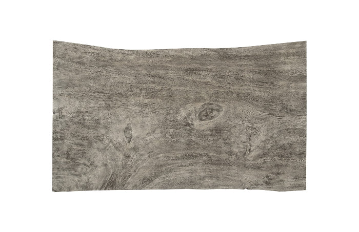 PC - Waterfall Desk Gray Stone, Acrylic Leg