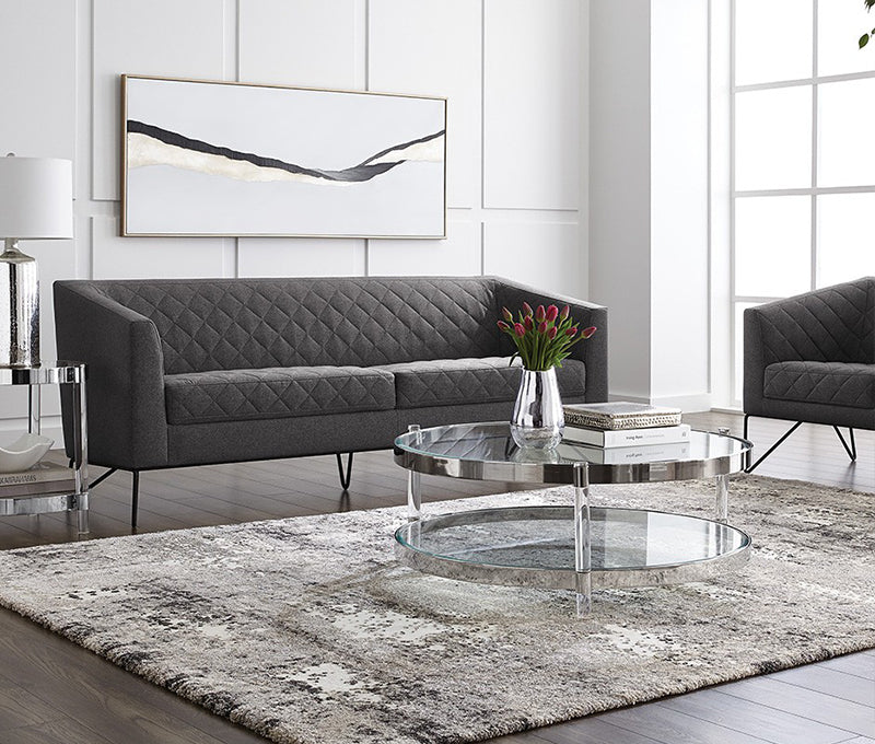SP - YORK SILVER COFFEE TABLE
