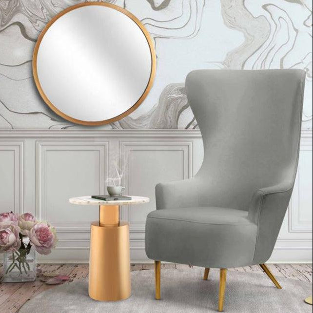 TV - JULIA GREY WINGBACK CHAIR