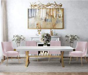 TV - BEATRIX VELVET SIDE DINING CHAIRS