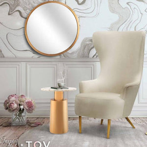 TV - JULIA CREAM WINGBACK CHAIR