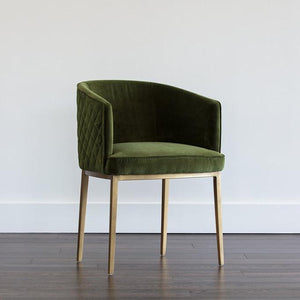 SP - CORNELLA DINING CHAIR IN FOREST GREEN