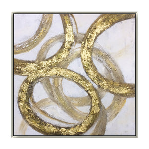 XC - GOLD RINGS PAINTING