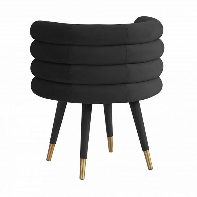 TV- BETTY BLACK VELVET DINING CHAIR