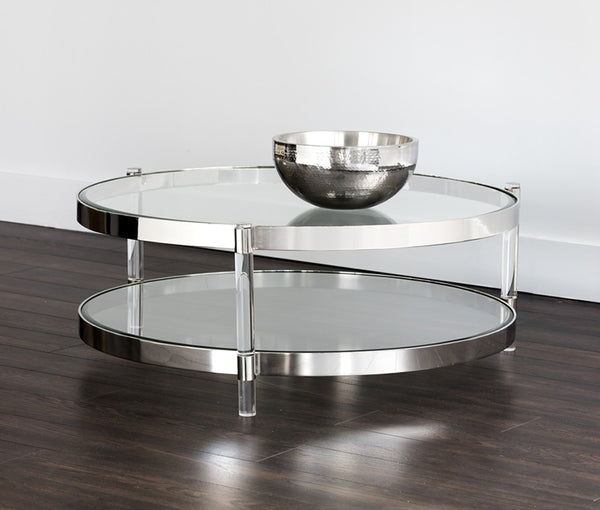 SP - YORK SILVER COFFEE TABLE