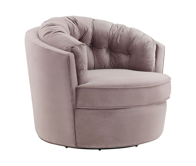 Buy TV ELOISE MAUVE VELVET SWIVEL CHAIR Online in Toronto