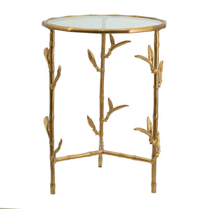 AB - BAMBOO LEAF SIDE TABLE