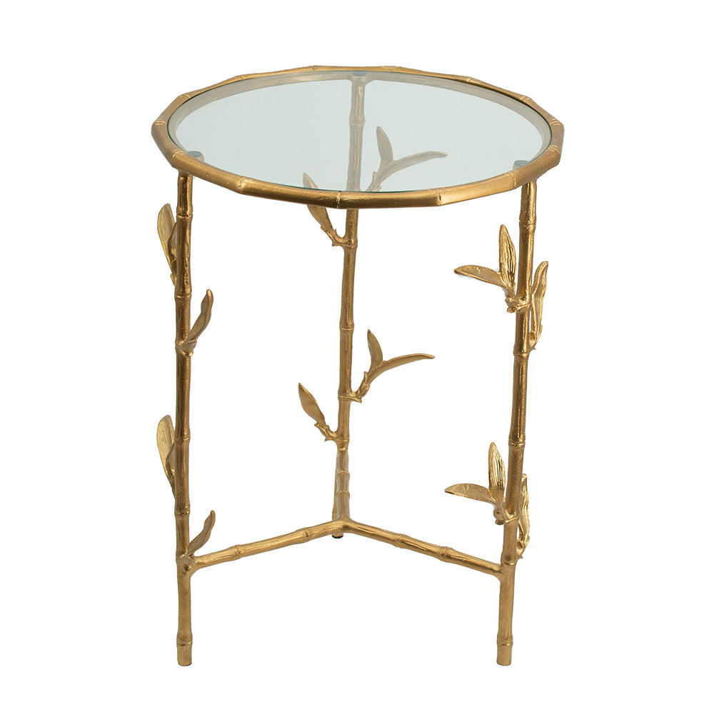 AB - BAMBOO LEAF SIDE TABLE