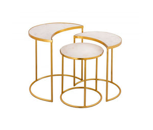 TV - CRESCENT NESTING TABLES