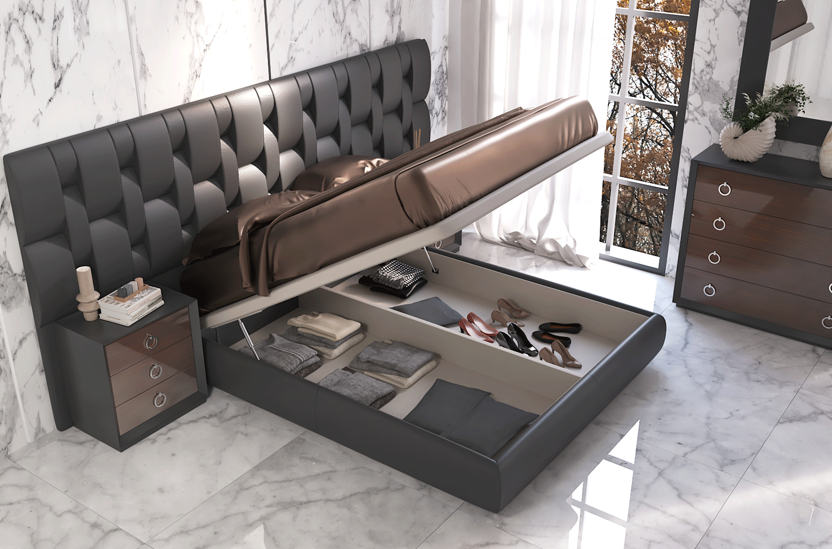 EF - EMPORIO KING BED BLACK